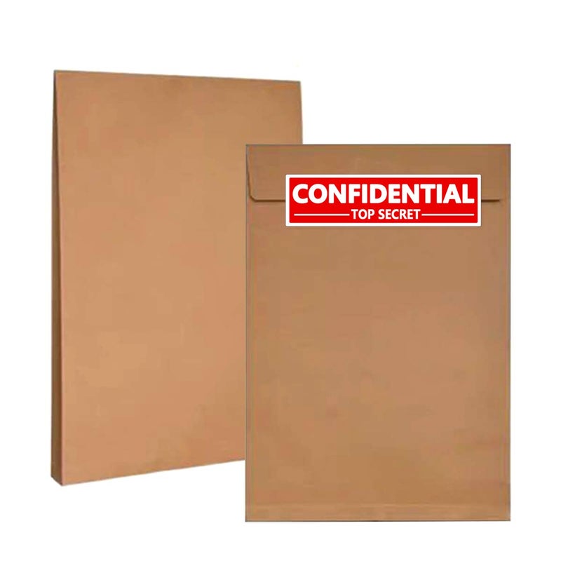 Top label Confidential Stickers,File Handling Instructions Stickers Labels,4x1 Inch,500 Pcs Per Pack - Image 4